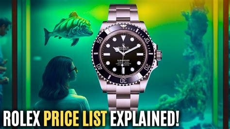 how much does a normal rolex cost|official Rolex price list.